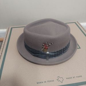 Brixton Pork Pie / Diamond Crown Fedora - Size Small